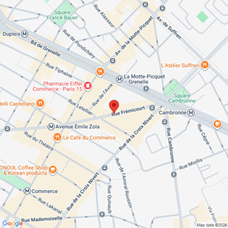 plan de l'agence Shiva paris-15eme-commerce-motte-picquet