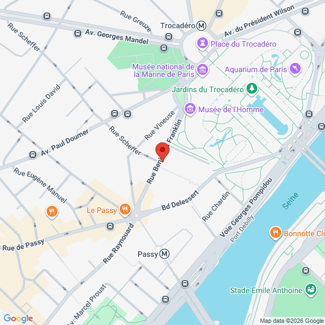 plan de l'agence Shiva paris-16eme-nord