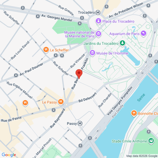 plan de l'agence Shiva paris-16eme-nord