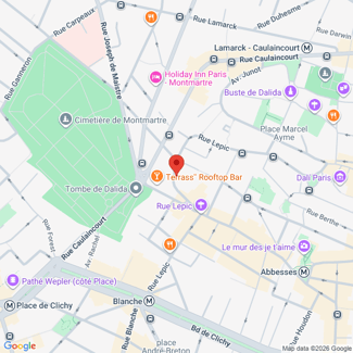 plan de l'agence Shiva paris-18eme-lepic