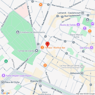 plan de l'agence Shiva paris-18eme-lepic
