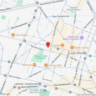plan de l'agence Shiva paris-18eme-ordener