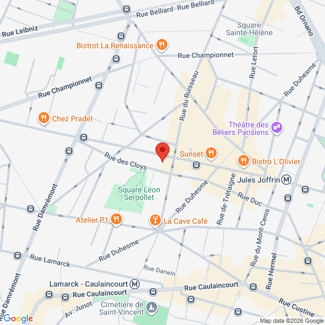 plan de l'agence Shiva paris-18eme-ordener