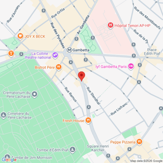 plan de l'agence Shiva paris-20eme-avron
