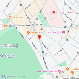 plan de l'agence Shiva paris-20eme-avron