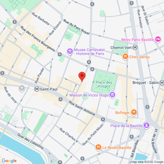 plan de l'agence Shiva paris-4eme-le-marais