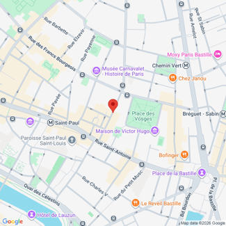 plan de l'agence Shiva paris-4eme-le-marais
