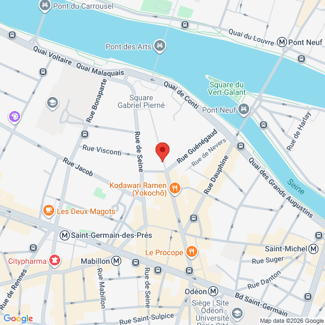 plan de l'agence Shiva paris-6eme-odeon