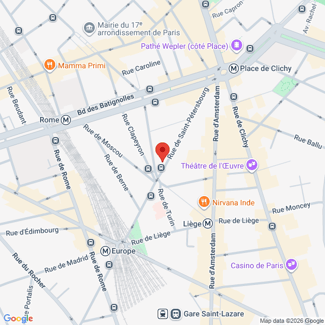 plan de l'agence Shiva paris-8eme-etoile