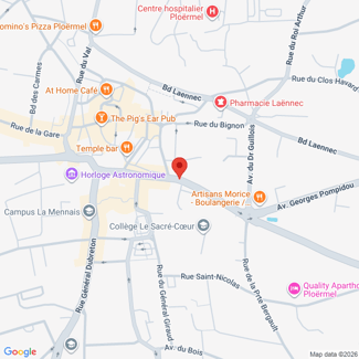 plan de l'agence Shiva pleucadeuc