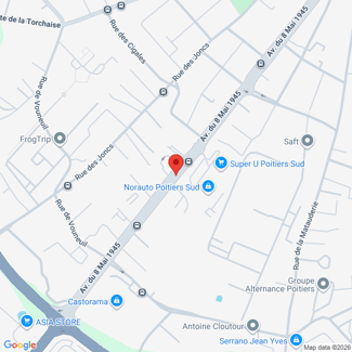 plan de l'agence Shiva poitiers