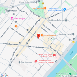 plan de l'agence Shiva puteaux