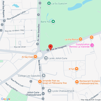 plan de l'agence Shiva rennes-nord
