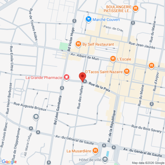 plan de l'agence Shiva saint-nazaire