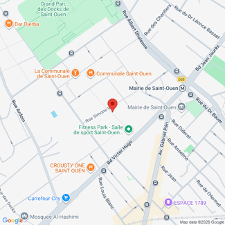 plan de l'agence Shiva saint-ouen-lavandieres