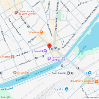 plan de l'agence Shiva saint-quentin