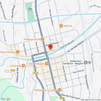 plan de l'agence Shiva sallanches