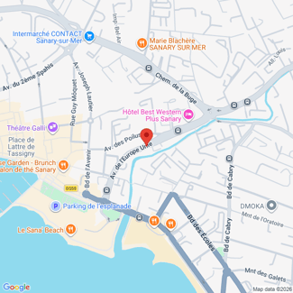 plan de l'agence Shiva sanary-sur-mer