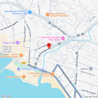 plan de l'agence Shiva bandol