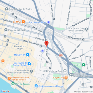 plan de l'agence Shiva toulon