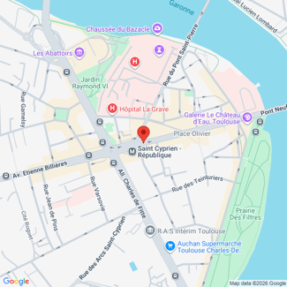plan de l'agence Shiva toulouse-st-cyprien