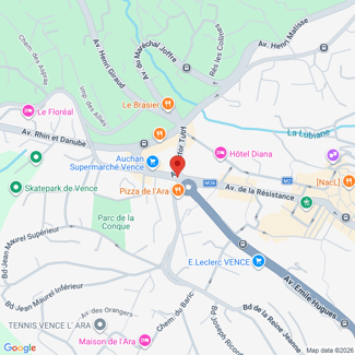 plan de l'agence Shiva tourrettes-sur-loup