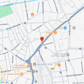 plan de l'agence Shiva vichy