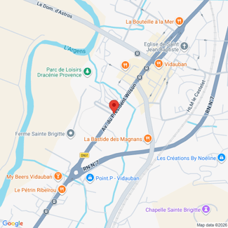 plan de l'agence Shiva vidauban