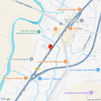plan de l'agence Shiva taradeau