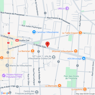 plan de l'agence Shiva villeurbanne