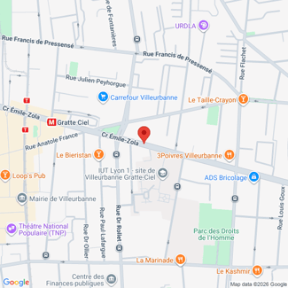 plan de l'agence Shiva villeurbanne